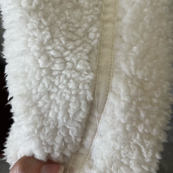 Kate Spade New York White Sherpa Fleece Robe With Pockets Women’s Size M - Picture 13 of 14